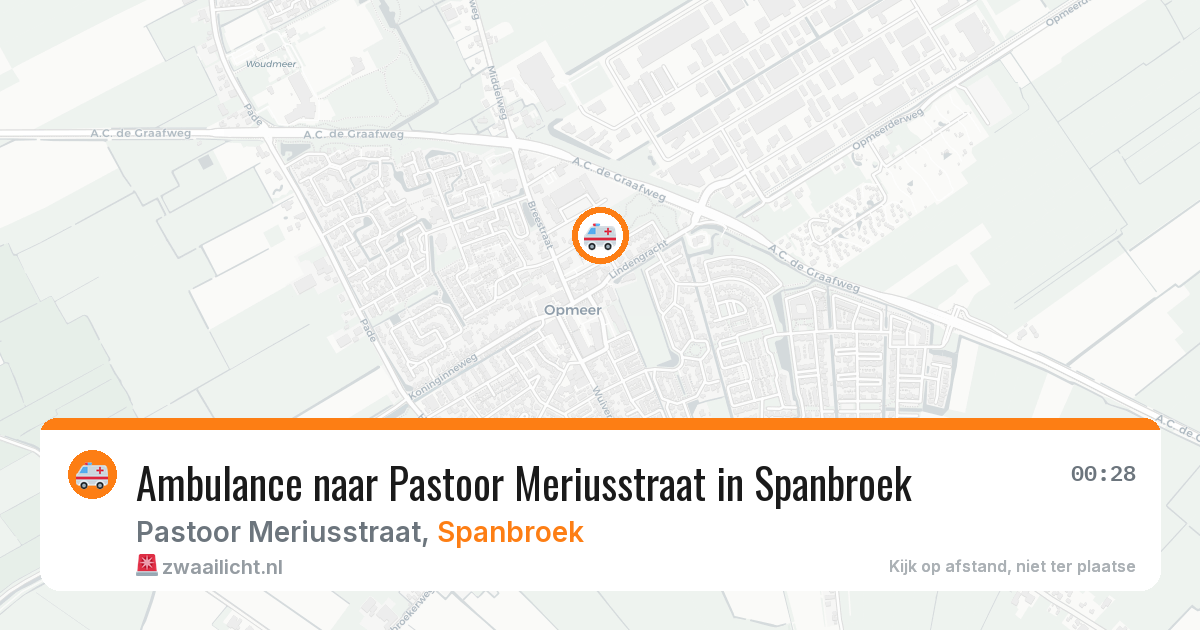Ambulance naar Pastoor Meriusstraat in Spanbroek — 2 jun 2026