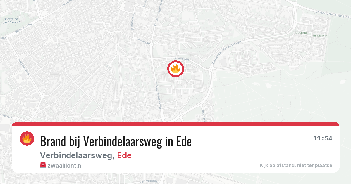 Brand bij Verbindelaarsweg in Ede — 20 mei 2026