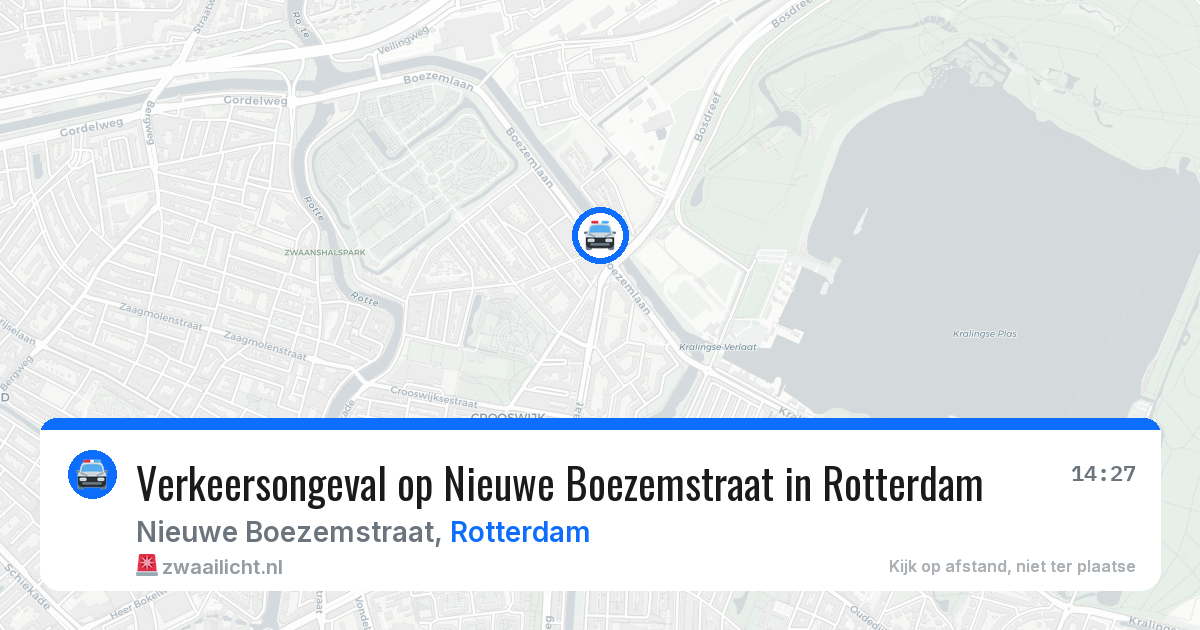 Verkeersongeval op Nieuwe Boezemstraat in Rotterdam — 17 mrt 2026