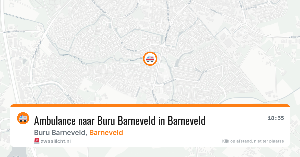Ambulance naar Buru Barneveld in Barneveld — 21 jun 2026