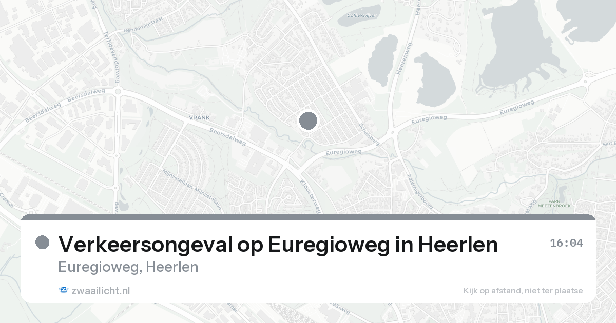 Verkeersongeval op Euregioweg in Heerlen — 7 feb 2026