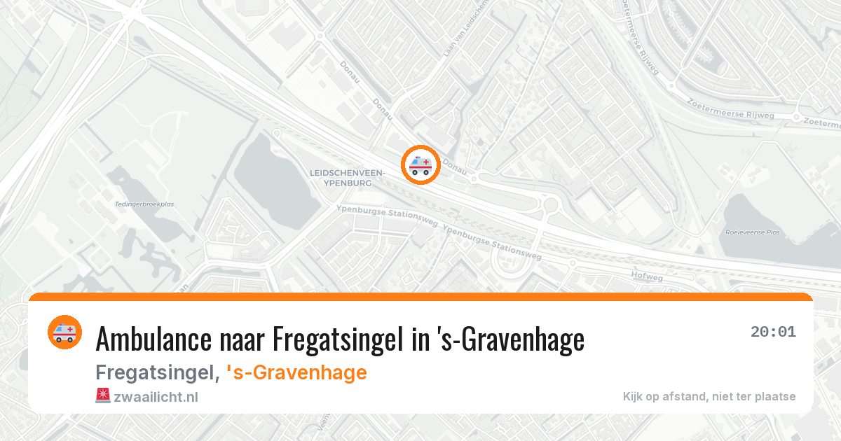 Ambulance naar Fregatsingel in 's-Gravenhage — 23 mrt 2026
