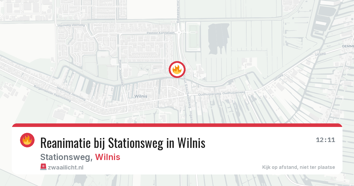Reanimatie bij Stationsweg in Wilnis — 5 jun 2026