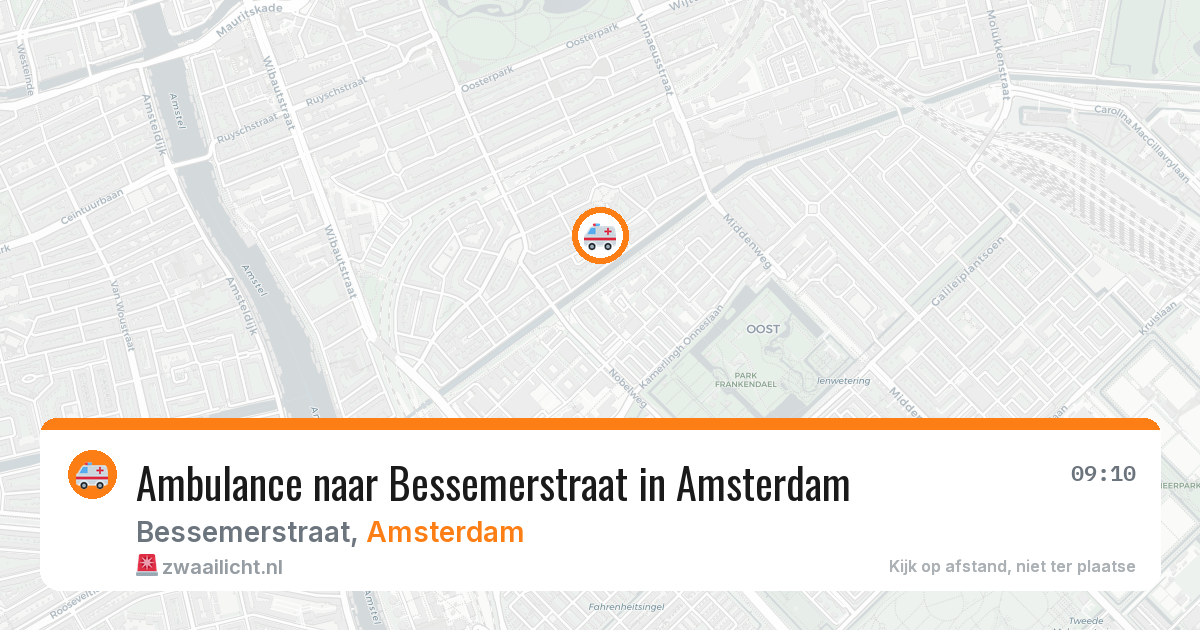 Ambulance naar Bessemerstraat in Amsterdam — 11 jun 2026