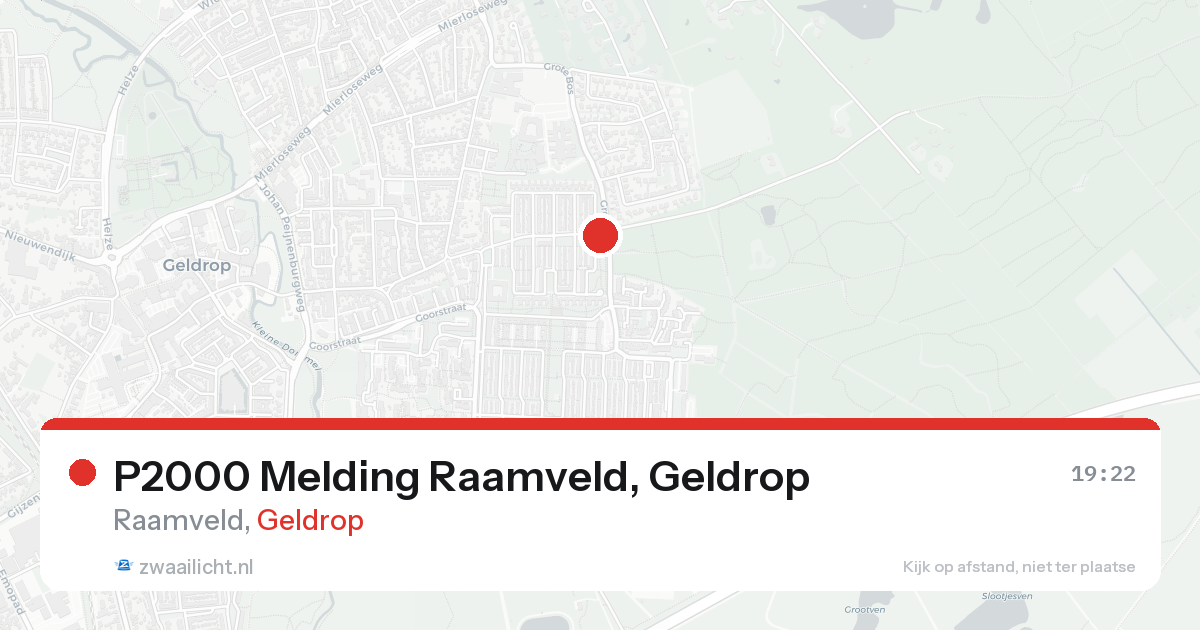 P2000 Melding Raamveld, Geldrop — 2 feb 2026