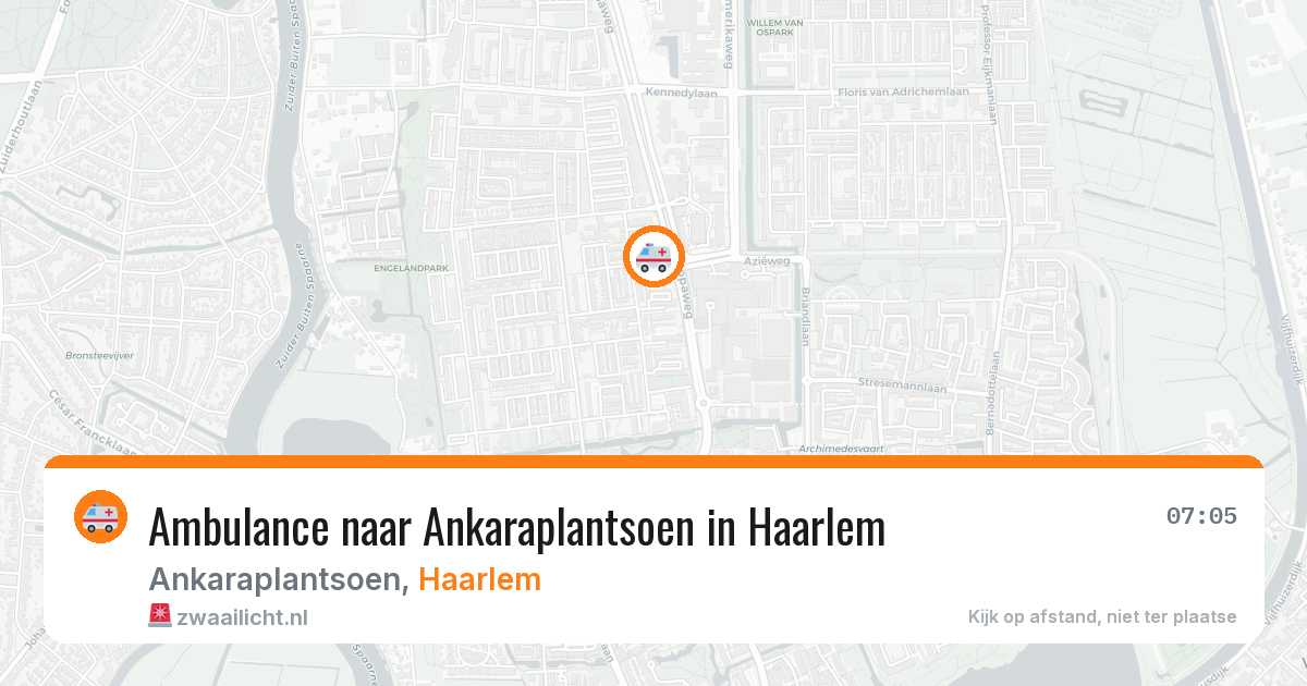 Ambulance naar Ankaraplantsoen in Haarlem — 30 jun 2026