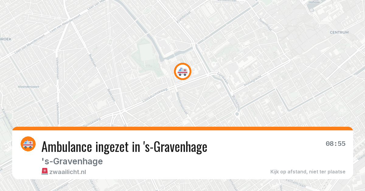 Ambulance ingezet in 's-Gravenhage — 14 aug 2026