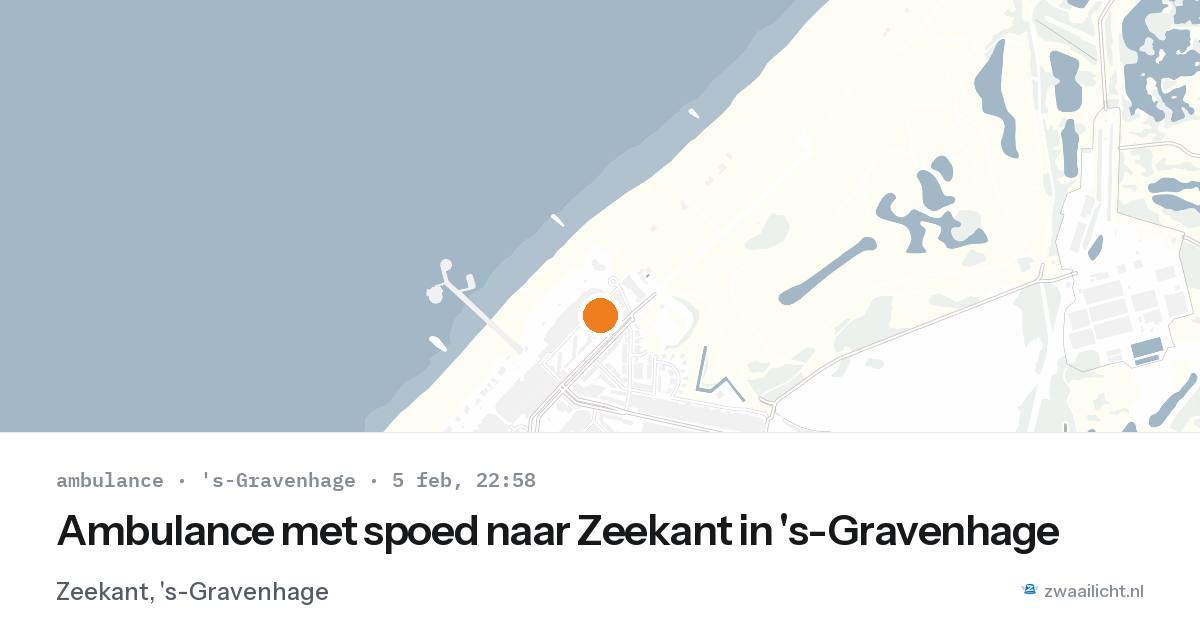 Ambulance met spoed naar Zeekant in 's-Gravenhage — 5 feb 2026