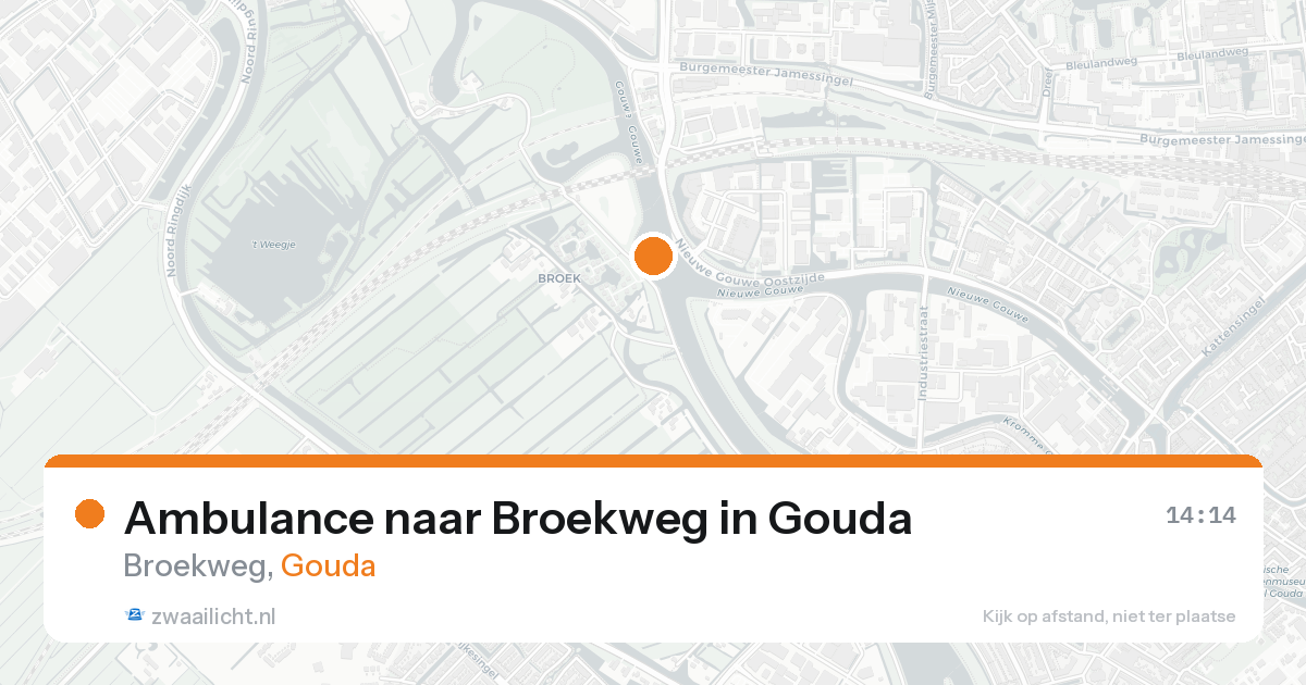Ambulance naar Broekweg in Gouda — 30 jan 2026