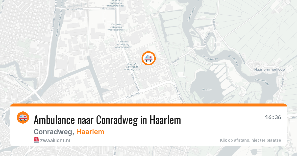 Ambulance naar Conradweg in Haarlem — 11 jun 2026