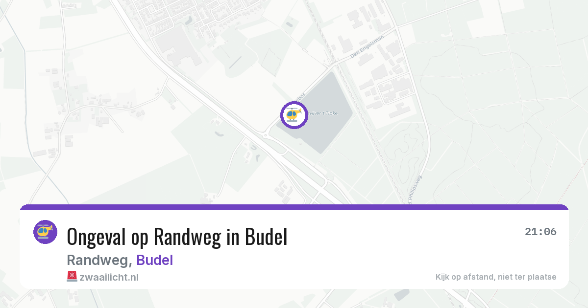 Ongeval op Randweg in Budel — 13 jun 2026