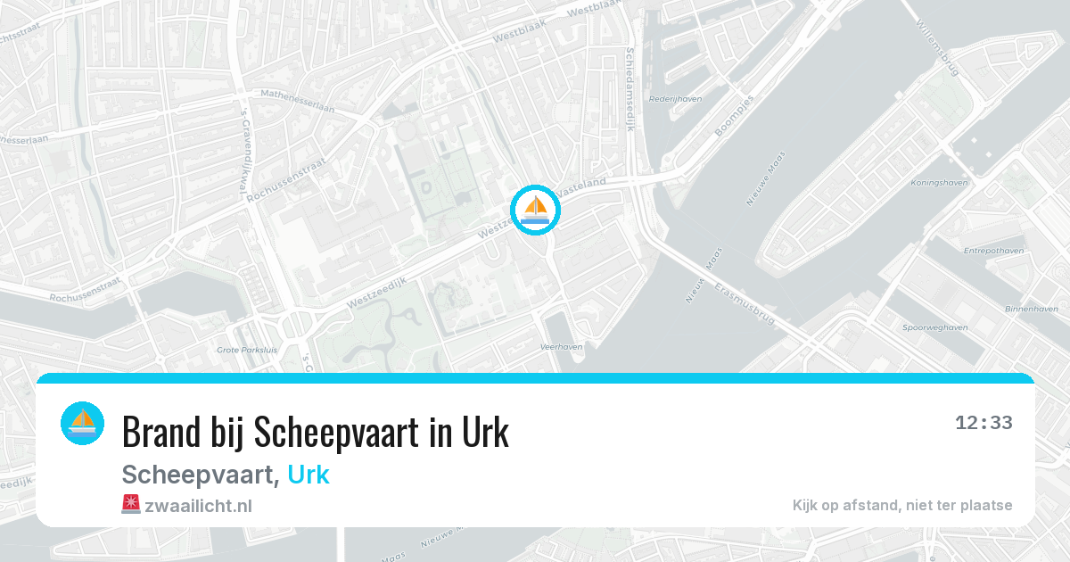 Brand bij Scheepvaart in Urk — 2 aug 2026