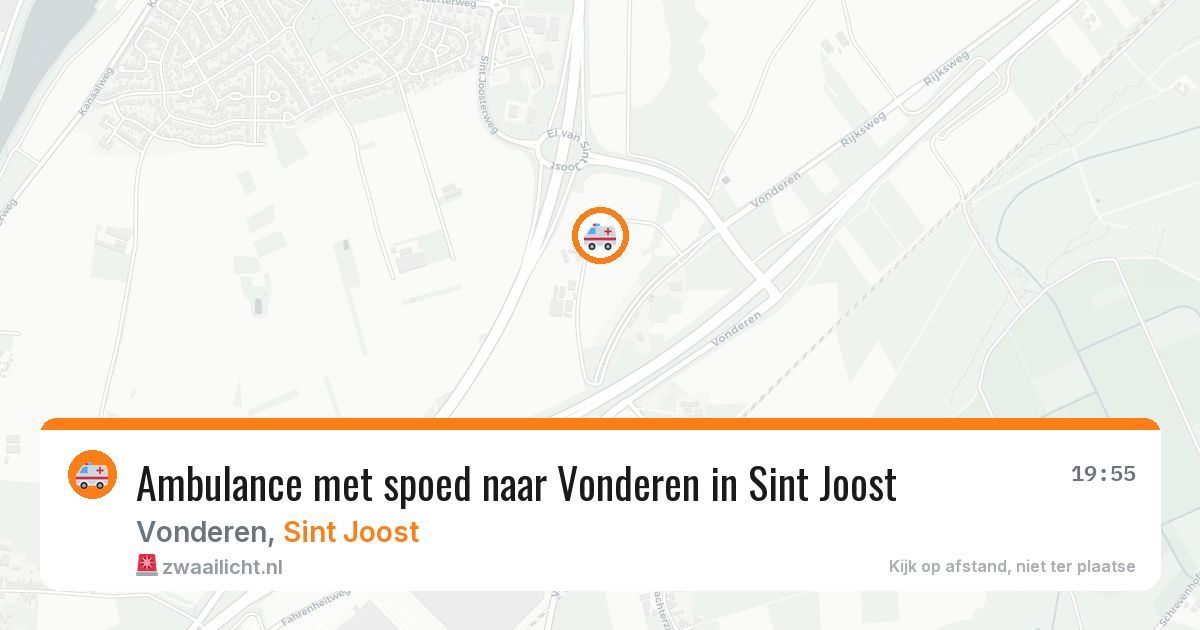 Ambulance met spoed naar Vonderen in Sint Joost — 2 mei 2026