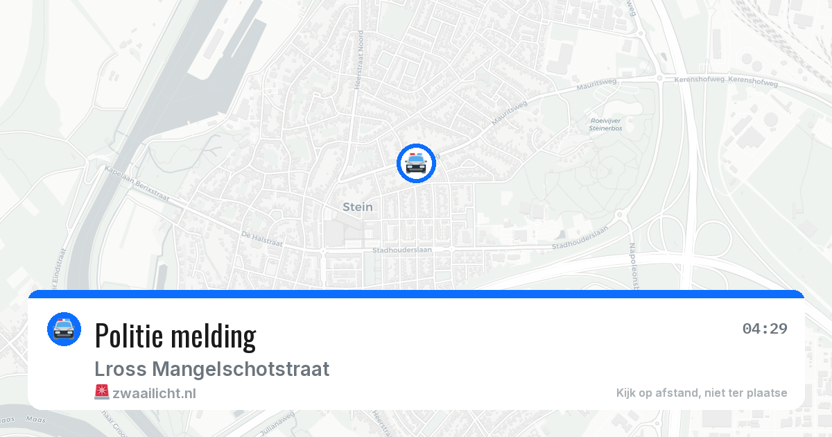 Politie melding — 8 jul 2026