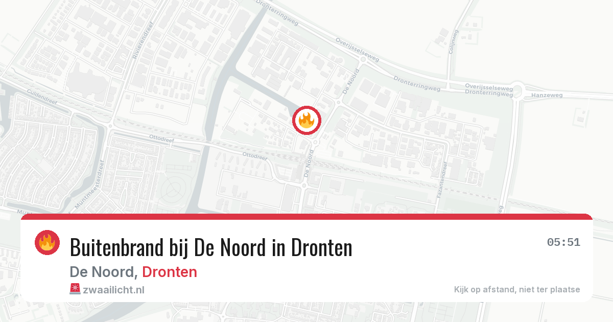 Buitenbrand bij De Noord in Dronten — 21 mei 2026