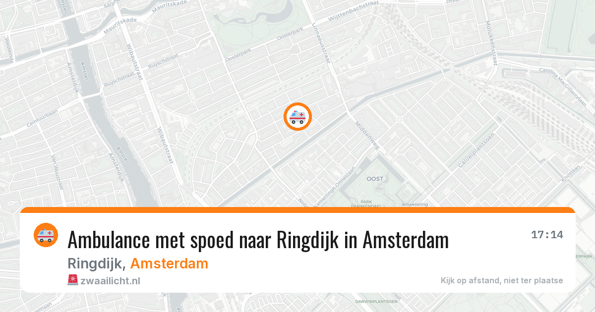 Ambulance met spoed naar Ringdijk in Amsterdam — 30 apr 2026
