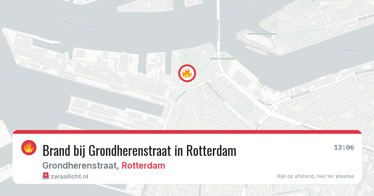 Brand bij Grondherenstraat in Rotterdam — 12 mrt 2026