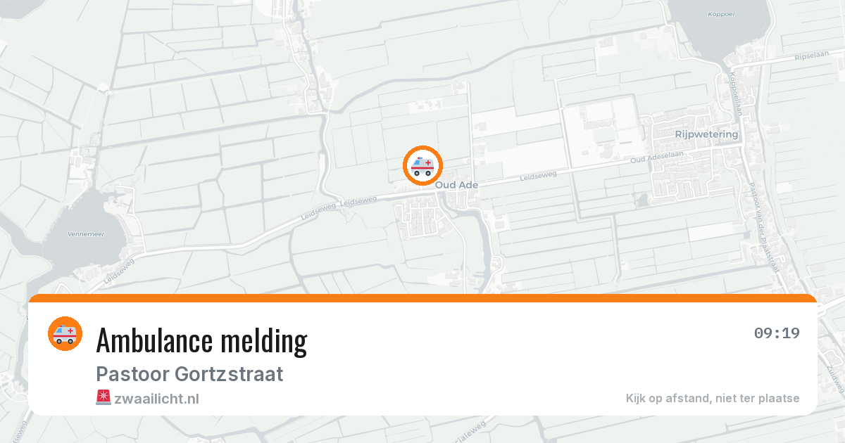 Ambulance melding — 30 jan 2026