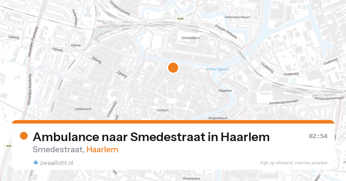 Ambulance naar Smedestraat in Haarlem — 1 feb 2026