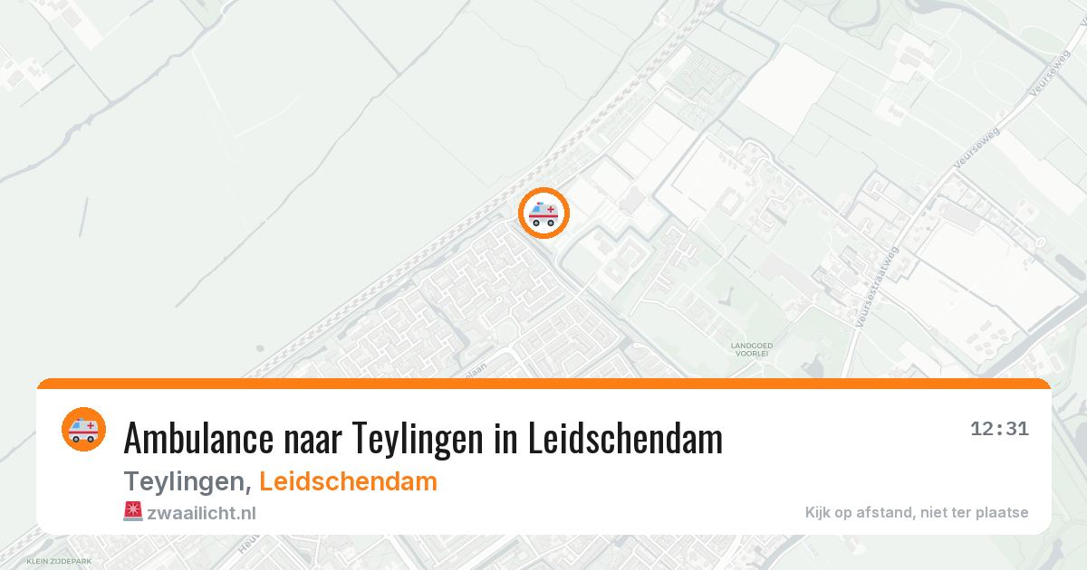 Ambulance naar Teylingen in Leidschendam — 7 jul 2026