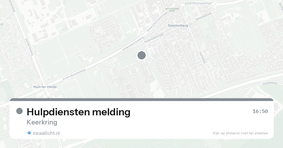 Hulpdiensten melding — 31 jan 2026