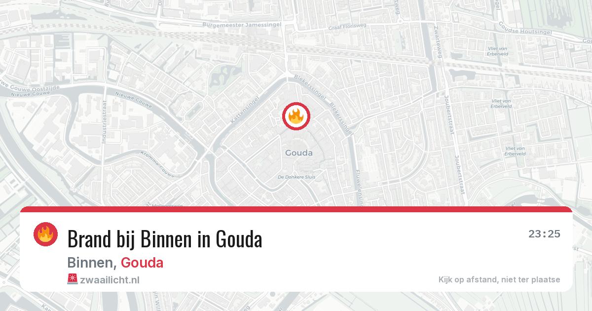 Brand bij Binnen in Gouda — 27 jun 2026