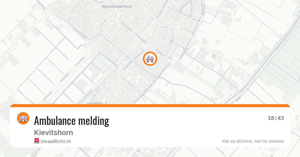 Ambulance melding — 5 mei 2026