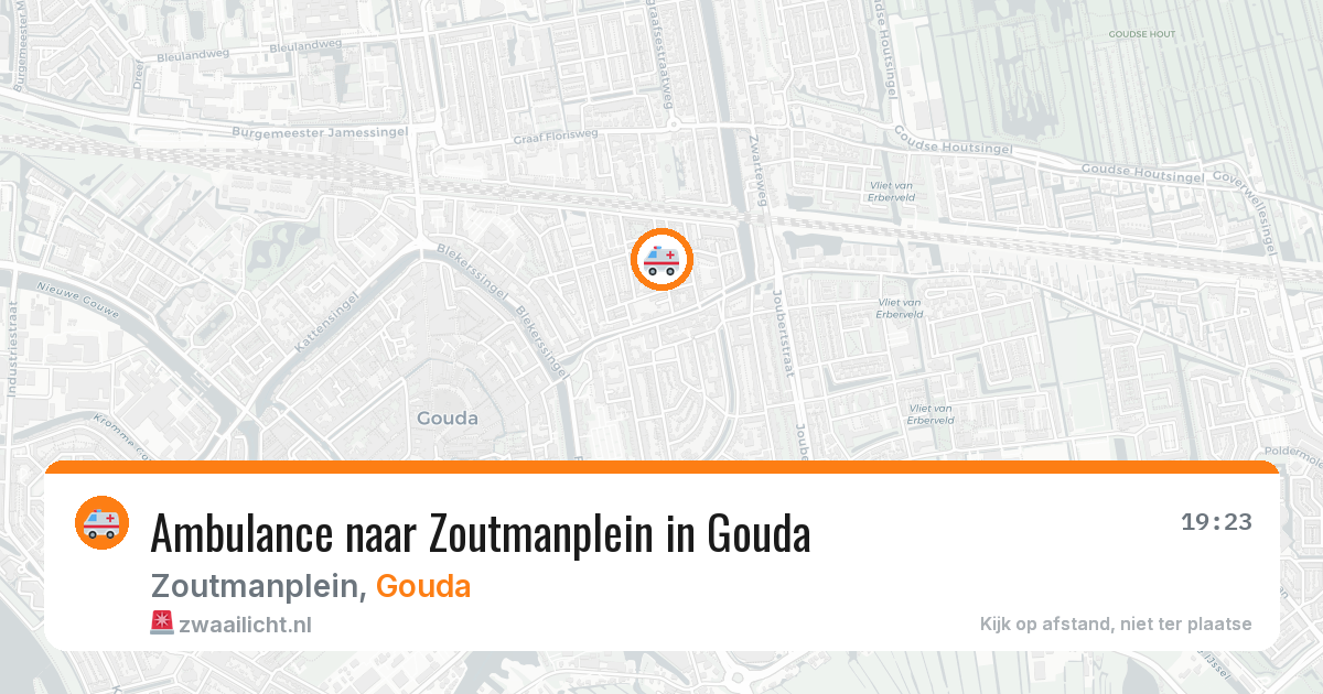 Ambulance naar Zoutmanplein in Gouda — 20 mei 2026