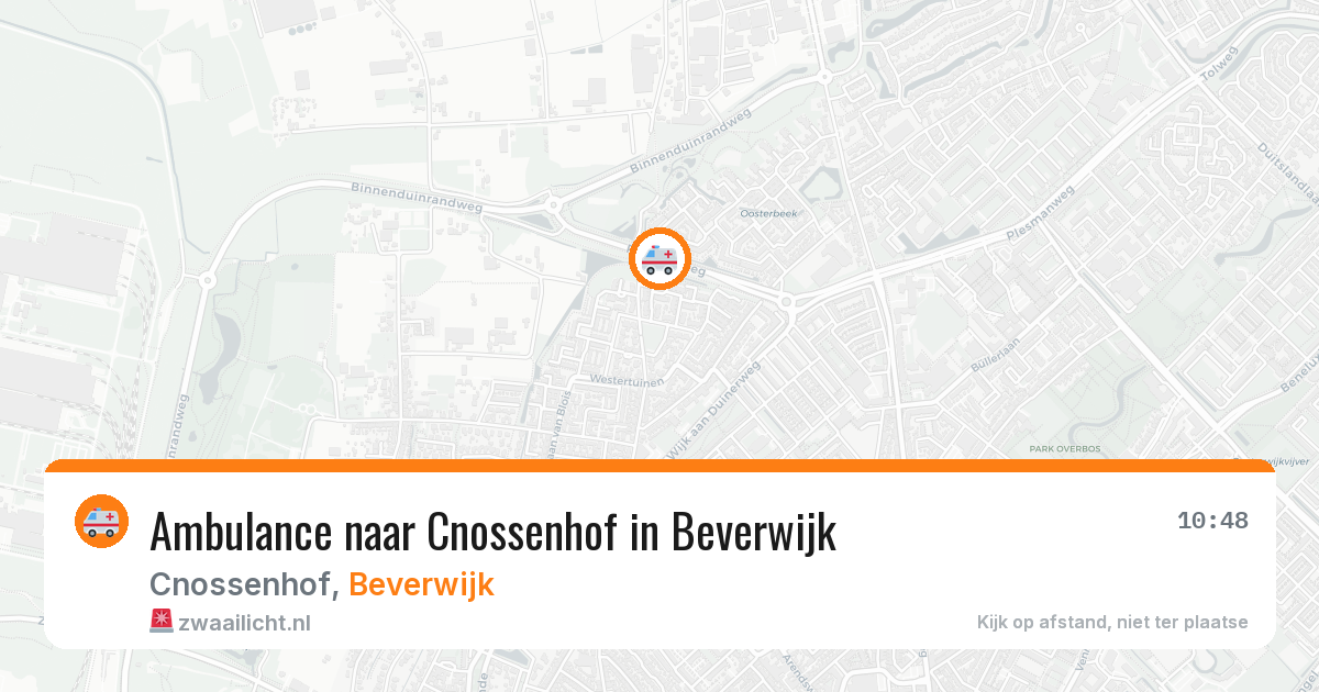Ambulance naar Cnossenhof in Beverwijk — 19 jun 2026