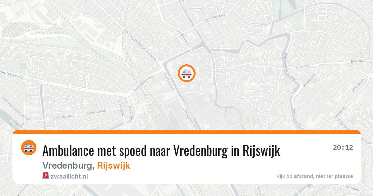 Ambulance met spoed naar Vredenburg in Rijswijk — 7 mei 2026