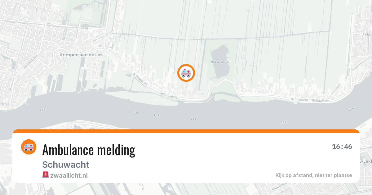 Ambulance melding — 7 jul 2026