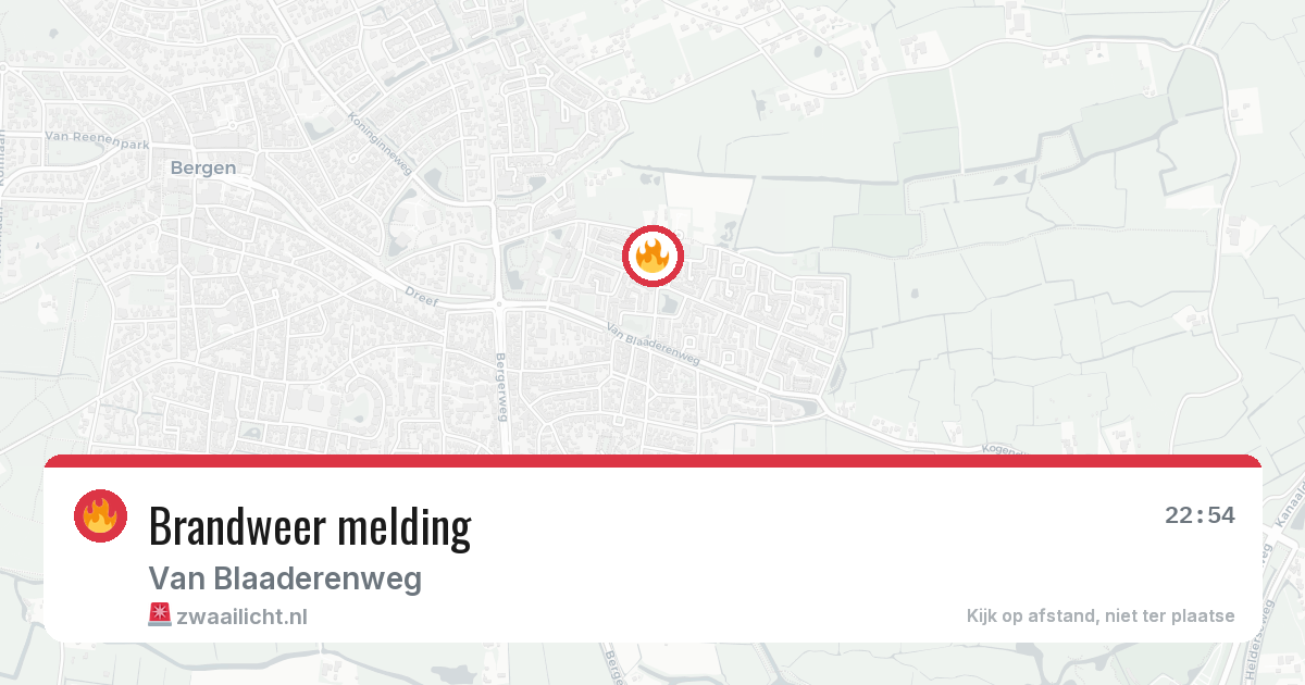 Brandweer melding — 31 jul 2026