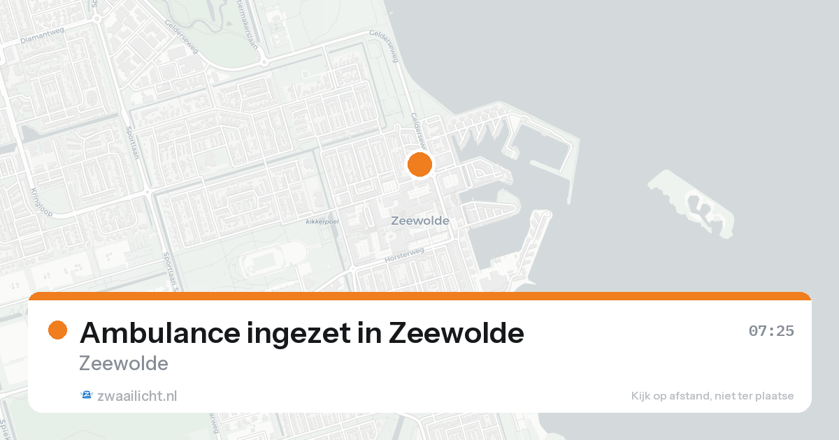 Ambulance ingezet in Zeewolde — 8 feb 2026