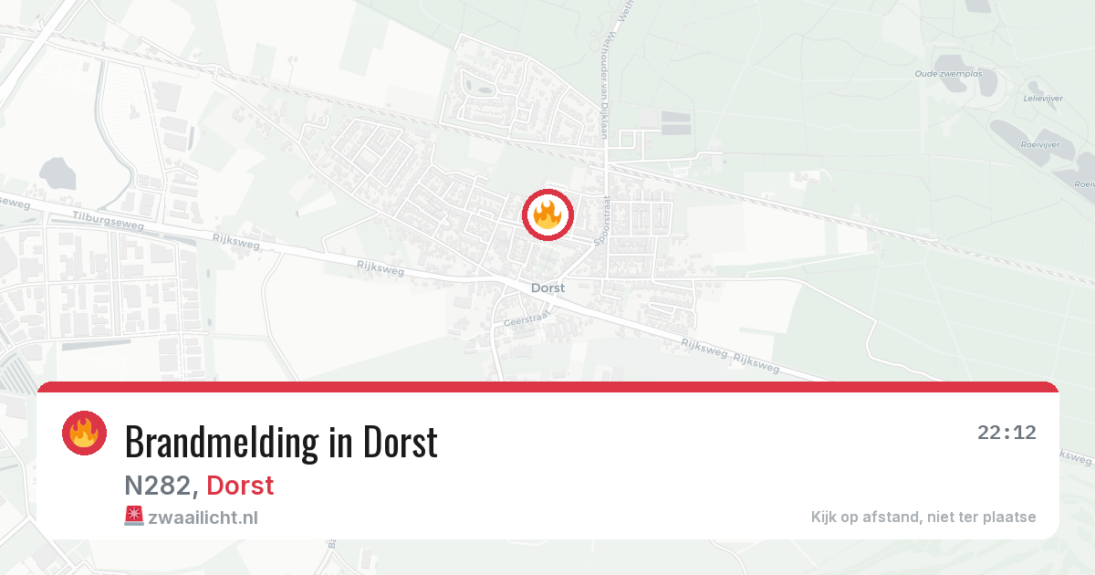 Brandmelding in Dorst — 27 apr 2026