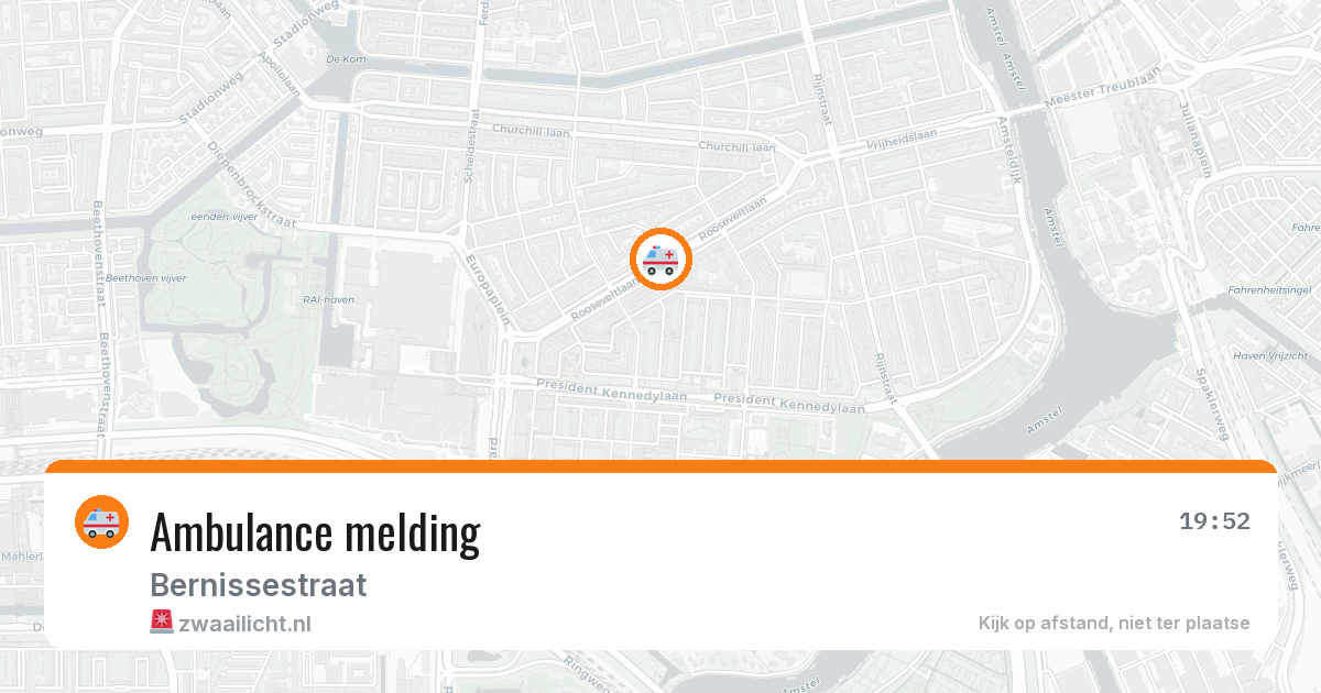 Ambulance melding — 7 jul 2026