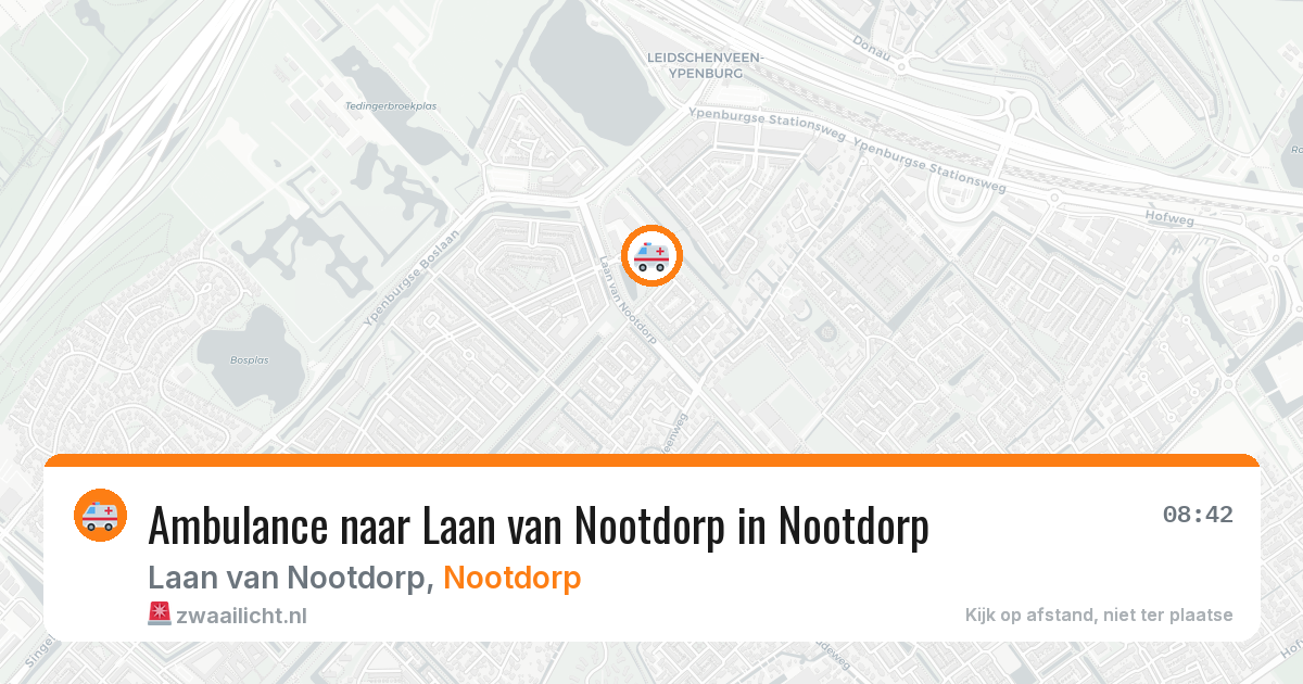 Ambulance naar Laan van Nootdorp in Nootdorp — 22 mei 2026