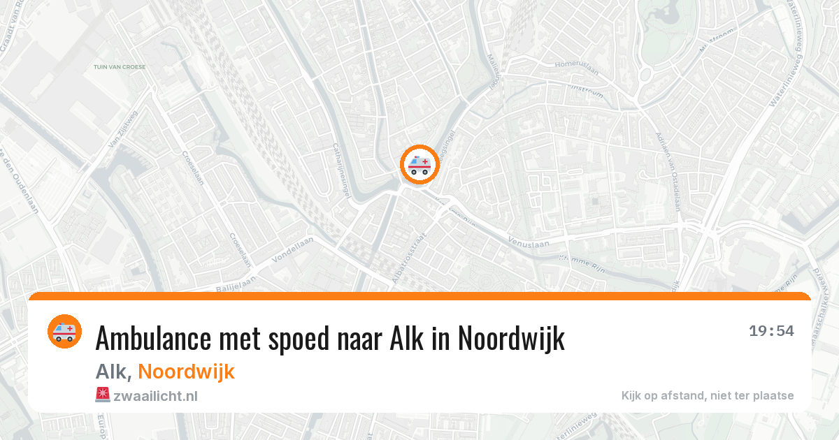 Ambulance met spoed naar Alk in Noordwijk — 21 jan 2026
