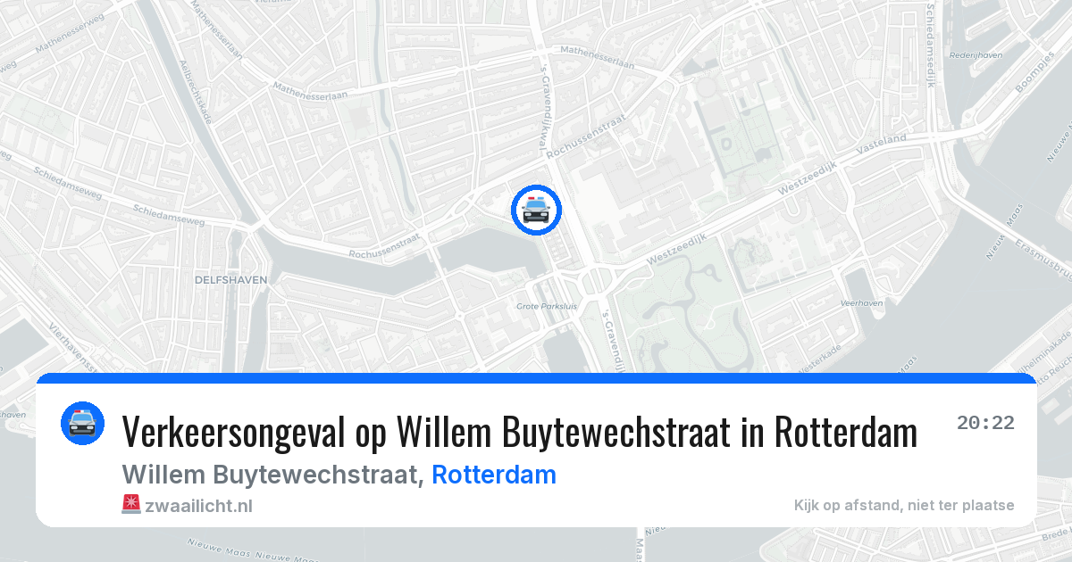 Verkeersongeval op Willem Buytewechstraat in Rotterdam — 4 mei 2026