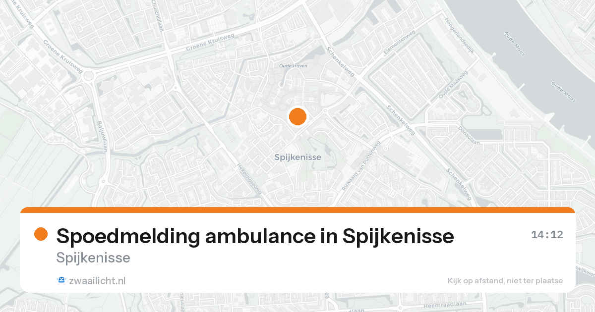 Spoedmelding ambulance in Spijkenisse — 3 jul 2026