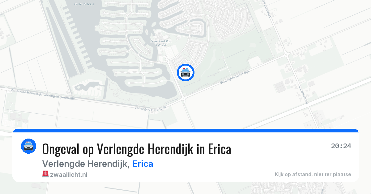 Ongeval op Verlengde Herendijk in Erica — 18 mrt 2026