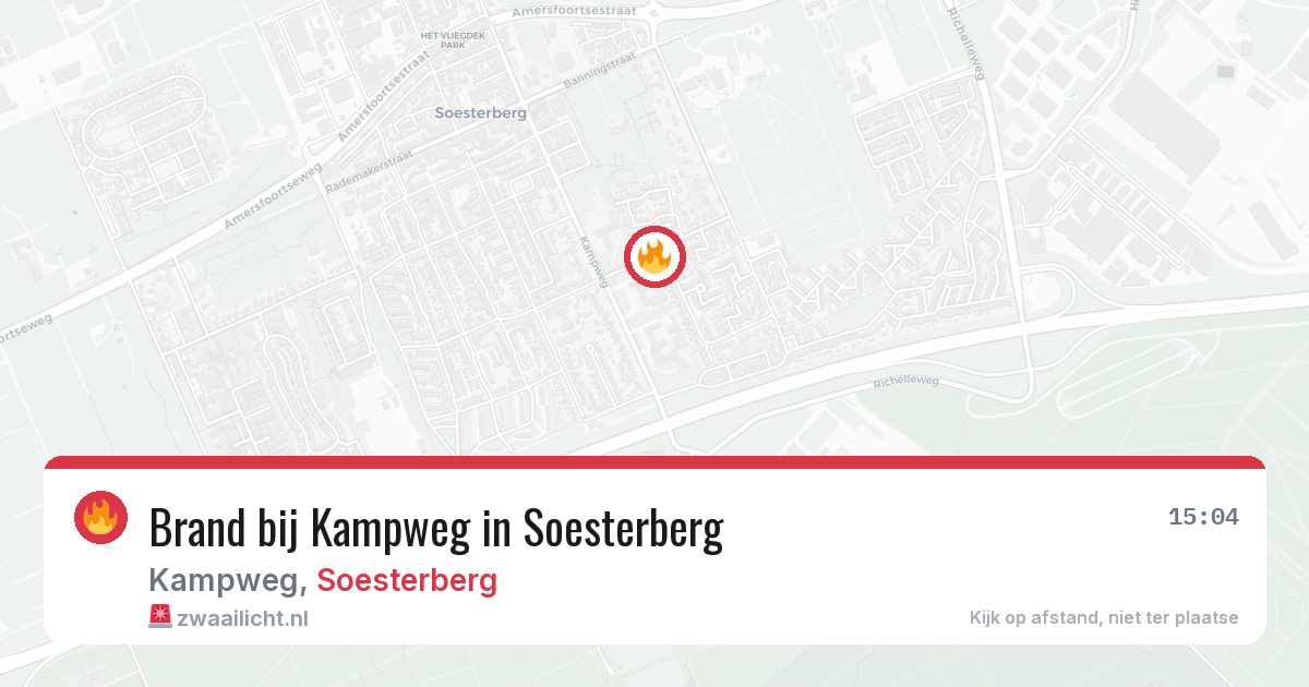 Brand bij Kampweg in Soesterberg — 28 mei 2026