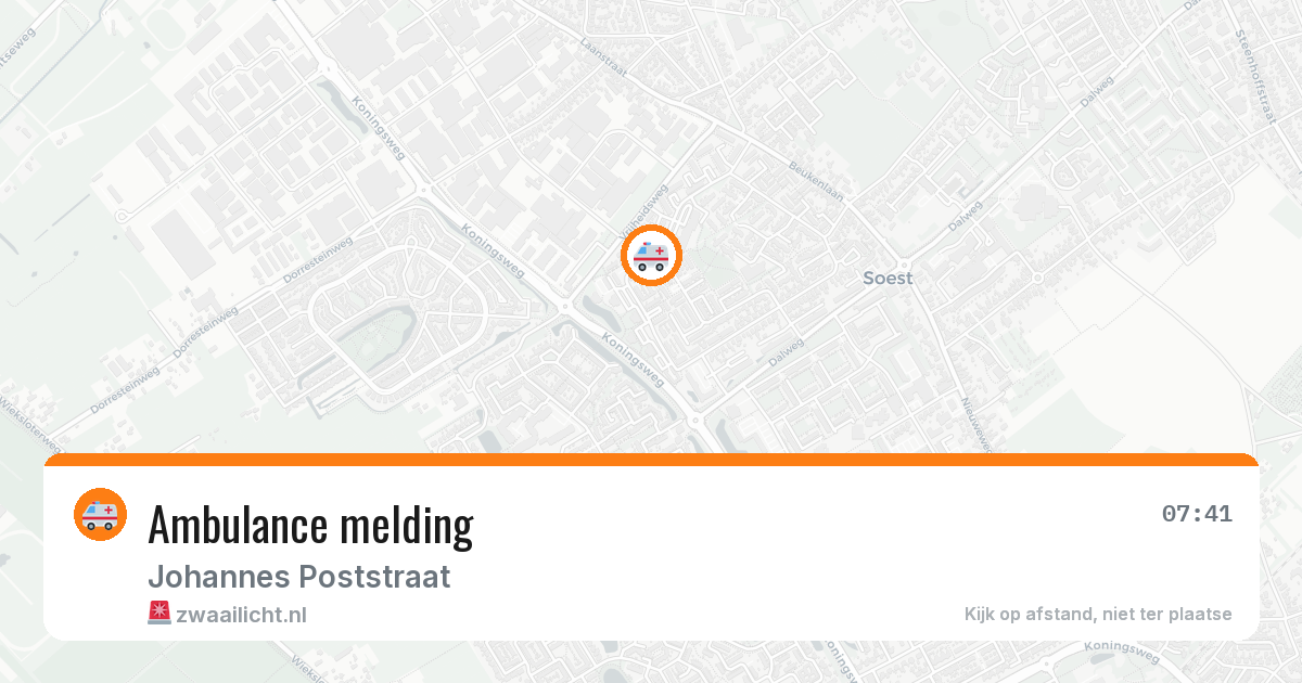 Ambulance melding — 19 jun 2026