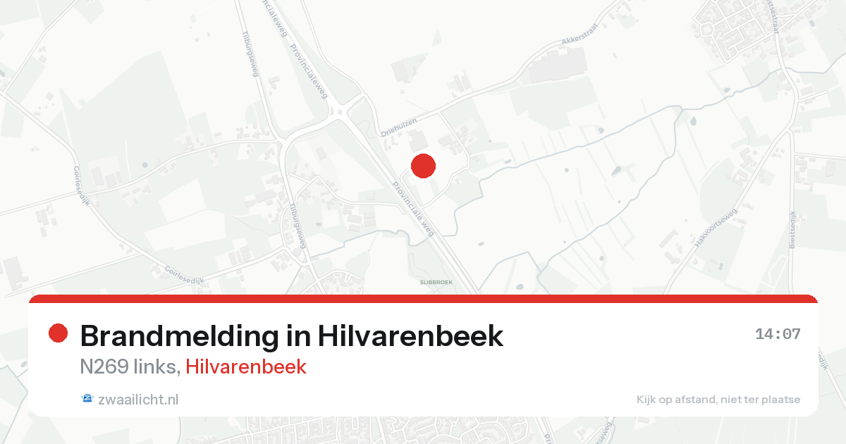 Brandmelding in Hilvarenbeek — 22 aug 2026