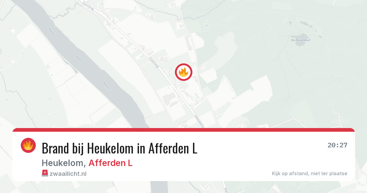 Brand bij Heukelom in Afferden L — 8 jun 2026