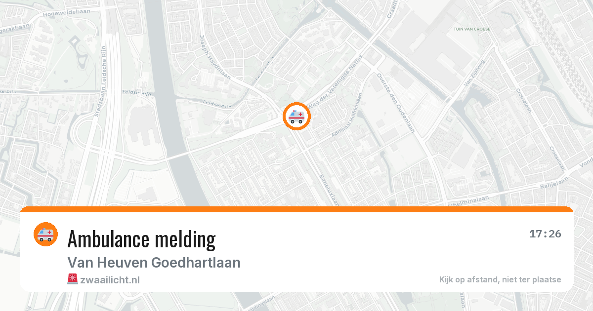Ambulance melding — 25 jun 2026