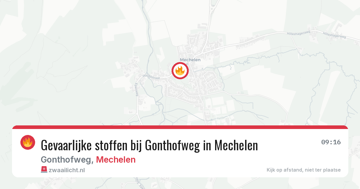 Gevaarlijke stoffen bij Gonthofweg in Mechelen — 28 apr 2026