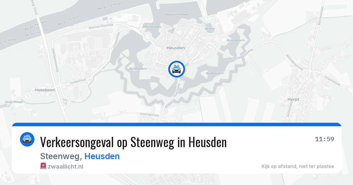 Verkeersongeval op Steenweg in Heusden — 21 mei 2026