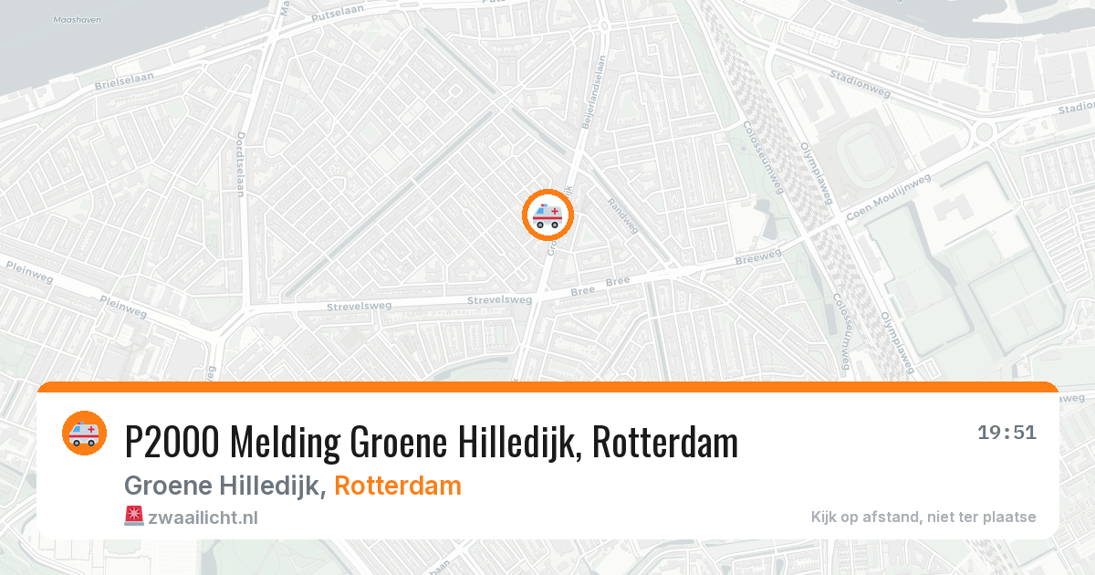 P2000 Melding Groene Hilledijk, Rotterdam — 17 apr 2026