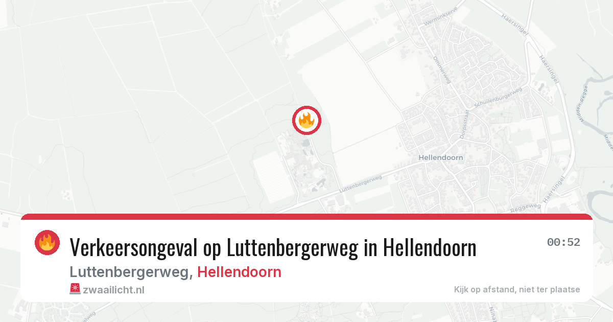 Verkeersongeval op Luttenbergerweg in Hellendoorn — 16 mei 2026
