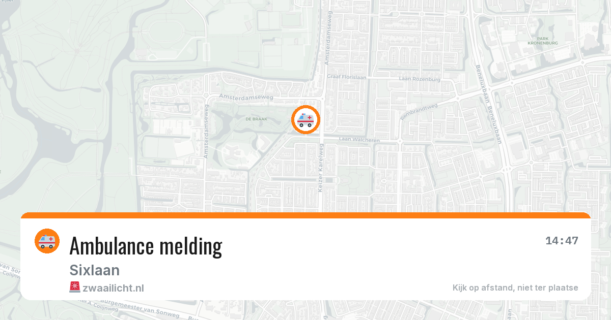 Ambulance melding — 12 feb 2026